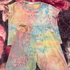 Colorful Tie-Dye Pajamas